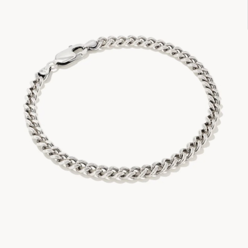 Scott Bros by Kendra Scott Curb Chain Bracelet in Oxidized Sterling Silver